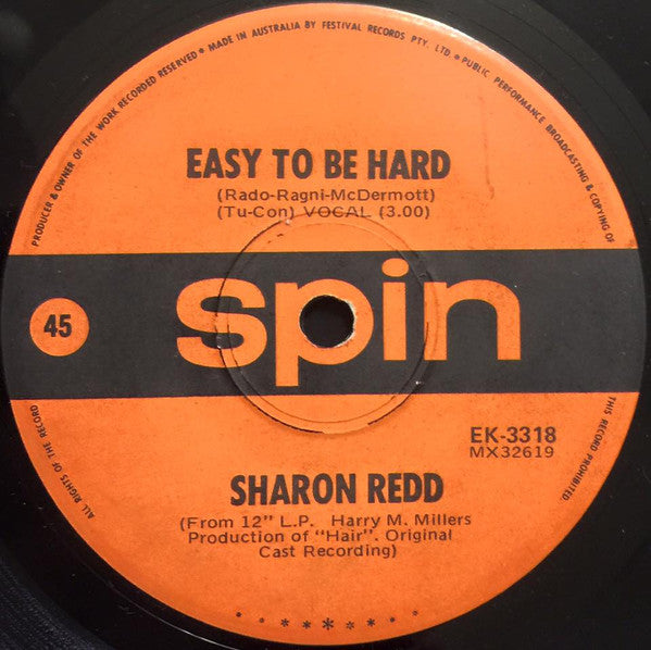 Sharon Redd / Keith Glass : Easy To Be Hard / Donna (7", Single)