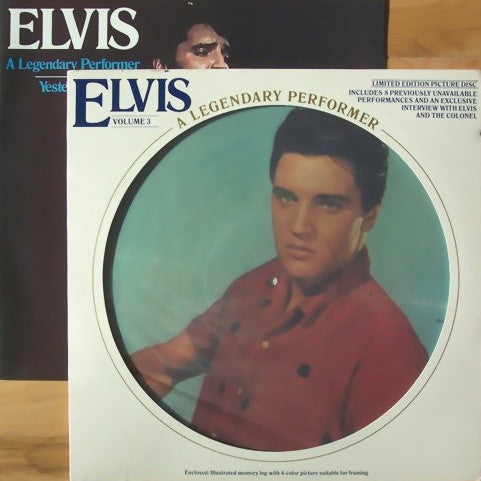 Elvis Presley : A Legendary Performer - Volume 3 (LP, Ltd, Pic, Blu)