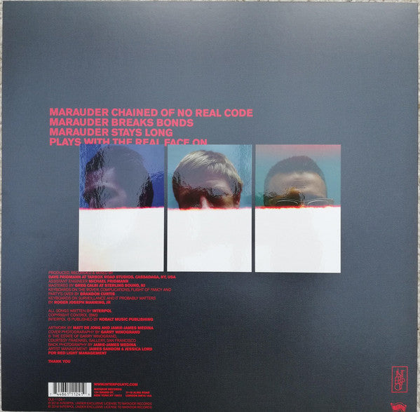 Interpol : Marauder (LP, Album, Ltd, Cre)