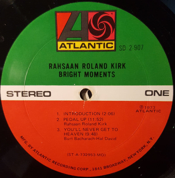 Rahsaan Roland Kirk* : Bright Moments (2xLP, Album, MO)