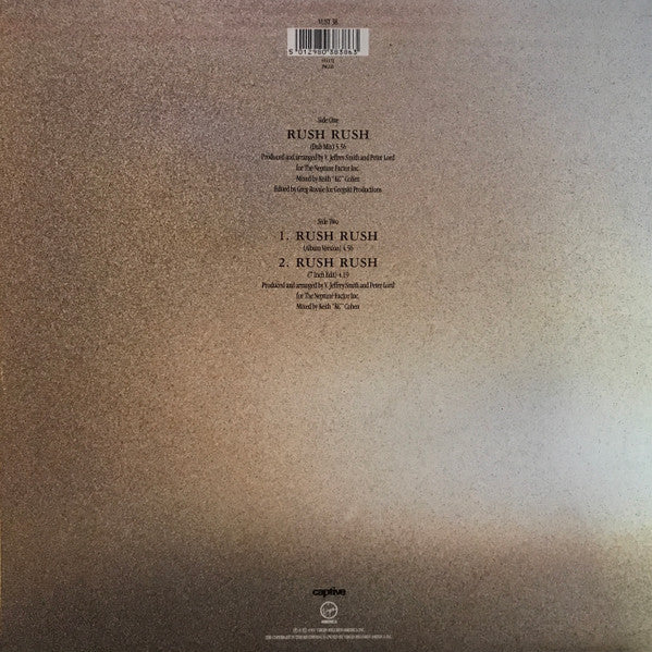 Paula Abdul : Rush Rush (12", Single)
