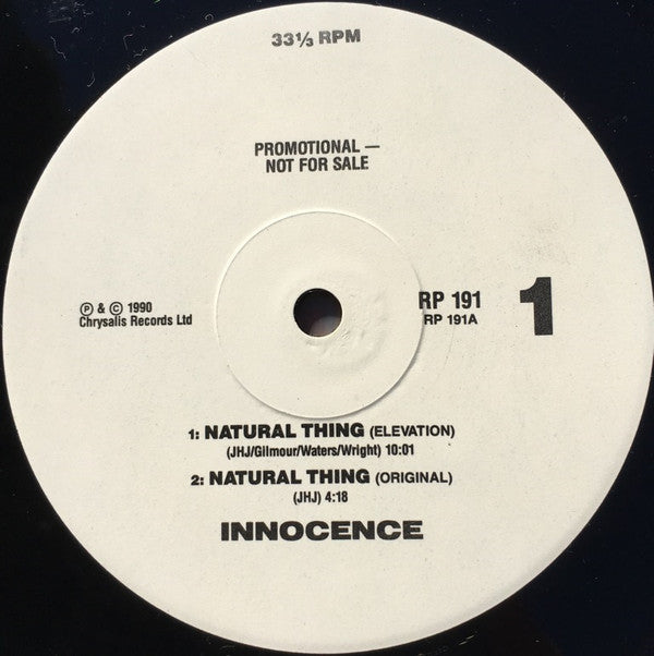 Innocence / Hi Tek 3 Featuring Ya Kid K / Natalie Cole : Natural Thing / Spin That Wheel / Wild Women Do (12&quot;, Promo)