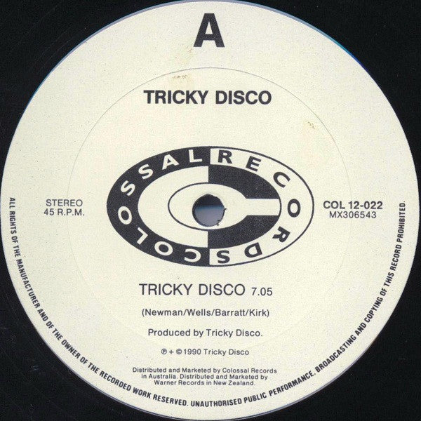 Tricky Disco : Tricky Disco (12")