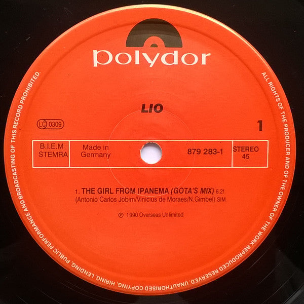 Lio : The Girl From Ipanema (12")