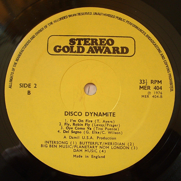 Unknown Artist : Disco Dynamite! (LP, Album)