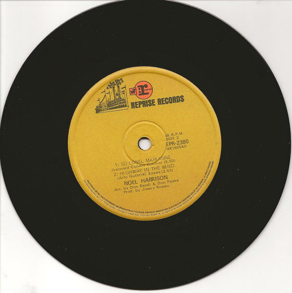 Noel Harrison : Noel Harrison (7", EP, Sam)