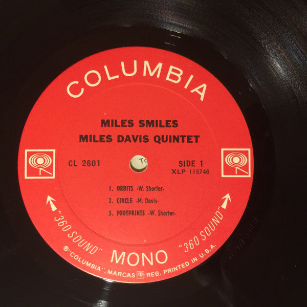 Miles Davis Quintet* : Miles Smiles (LP, Album, Mono, CTH)