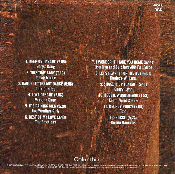 Various : Club Columbia (A Collection Of Classic Dance Mixes) Volume 1 (CD, Comp, RM)