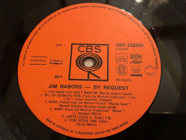 Jim Nabors : By Request (LP, Album, RE)