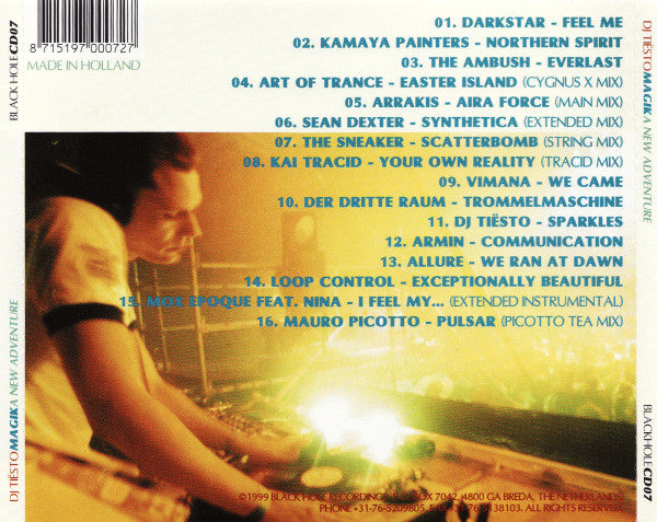 DJ Tiësto : Artist Profile Series 2: Magik - A New Adventure (CD, Mixed)