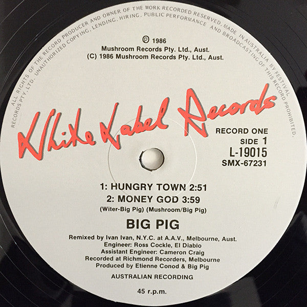 Big Pig : Big Pig (2x12", EP, Gat)