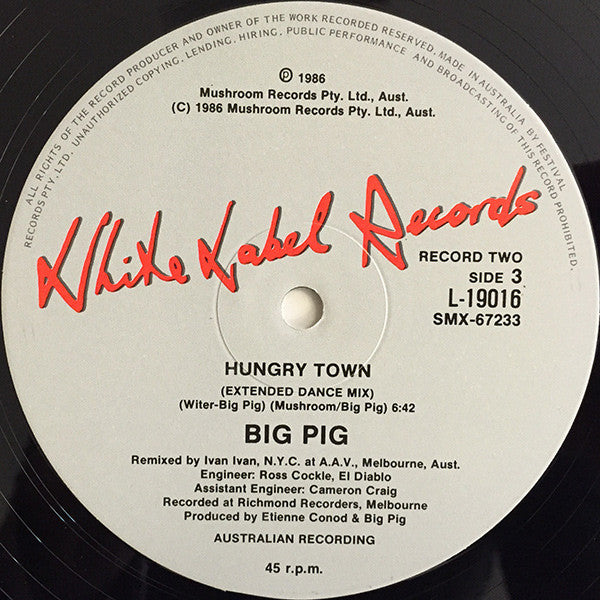 Big Pig : Big Pig (2x12", EP, Gat)