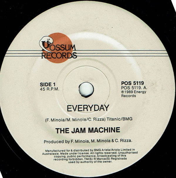 The Jam Machine : Everyday (7&quot;, Single)