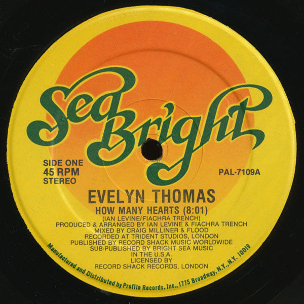 Evelyn Thomas : How Many Hearts (12")