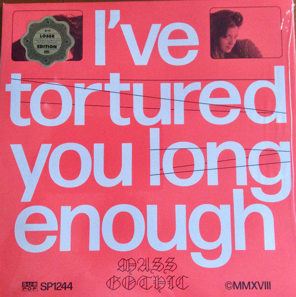 Mass Gothic : I&#39;ve Tortured You Long Enough (LP, Album, Gre)