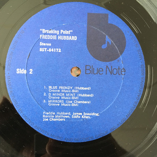 Freddie Hubbard : Breaking Point (LP, Album, RE)