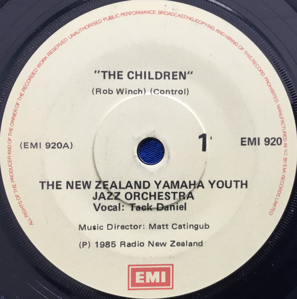 The New Zealand Yamaha Youth Jazz Orchestra : The Children (7", Single)