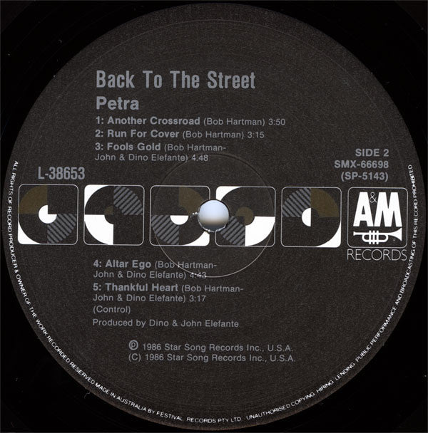 Petra (9) : Back To The Street (LP, Album)