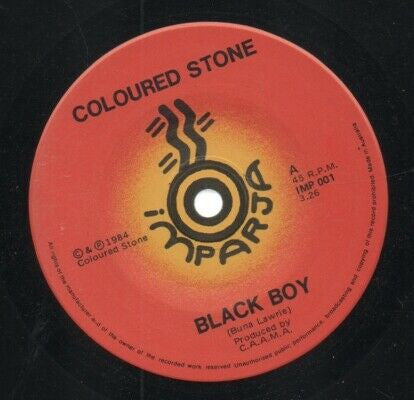 Coloured Stone : Black Boy  (7", Single)