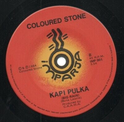 Coloured Stone : Black Boy  (7", Single)