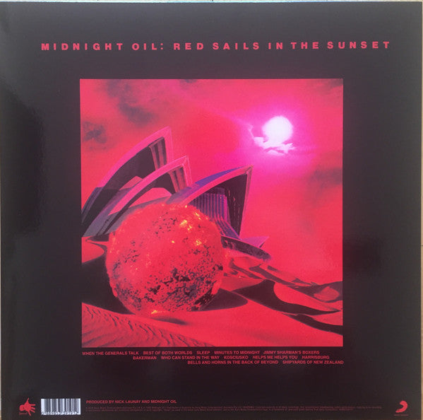 Midnight Oil : Red Sails In The Sunset (LP, Album, RE, RM)