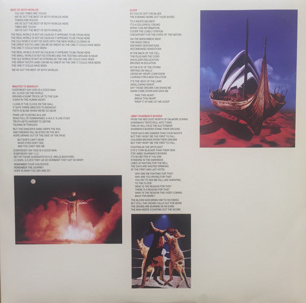 Midnight Oil : Red Sails In The Sunset (LP, Album, RE, RM)