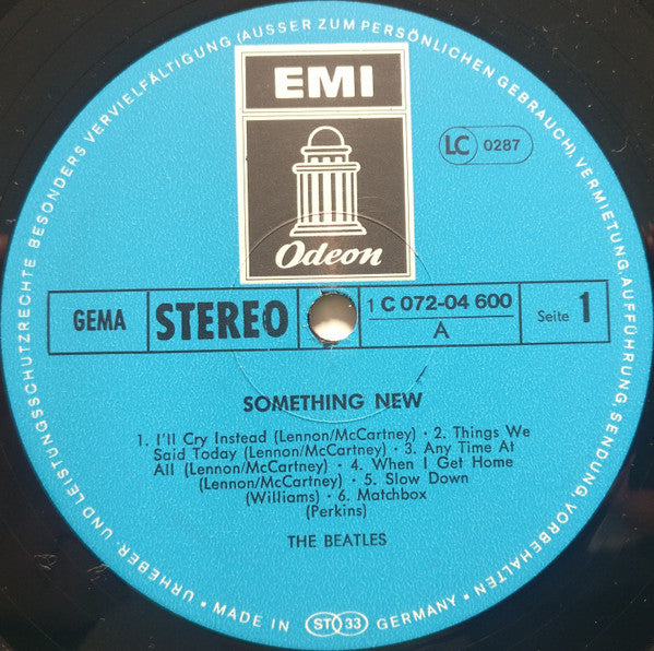 The Beatles : Something New (LP, Album, RE)
