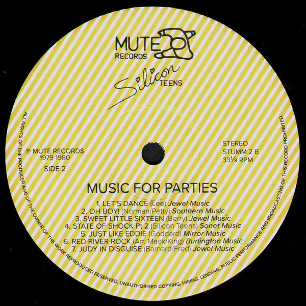 Silicon Teens : Music For Parties (LP, Album, RE)