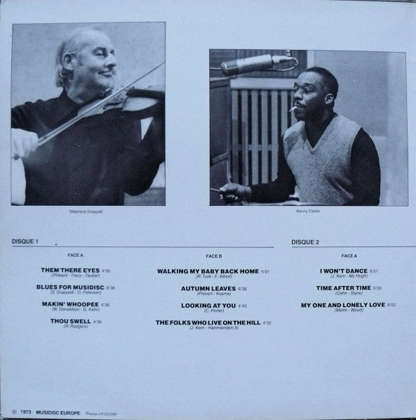 Oscar Peterson - Stéphane Grappelli Quartet : Oscar Peterson - Stephane Grappelli Quartet (2xLP, Album, Comp)