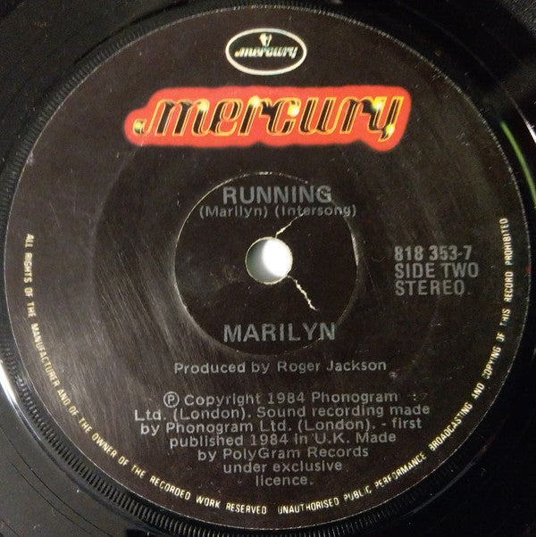 Marilyn : Cry And Be Free (7", Single)