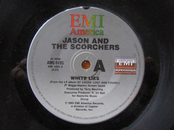 Jason &amp; The Scorchers : White Lies (7&quot;, Single)