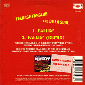 Teenage Fanclub And De La Soul : Fallin' (CD, Single, Car)