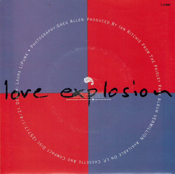 The Three O'Clock : Love Explosion (7", Single)