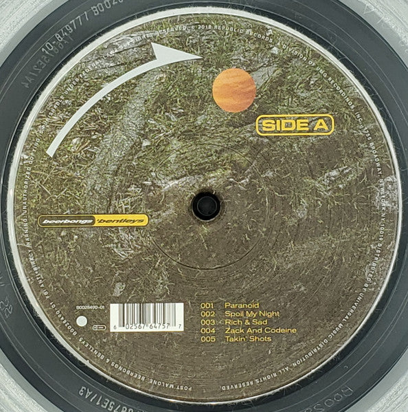 Post Malone : Beerbongs & Bentleys (2xLP, Album, Cle)