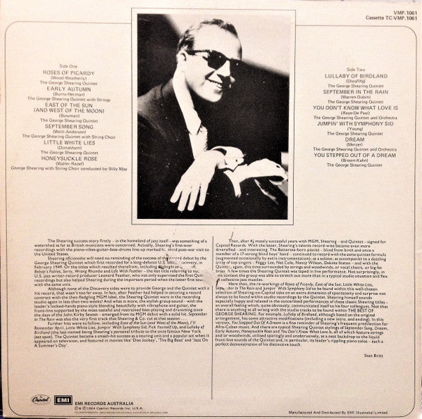 George Shearing : The Best Of George Shearing (LP, Comp, RE)