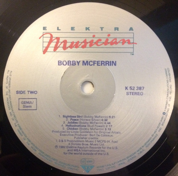 Bobby McFerrin : Bobby McFerrin (LP, Album)