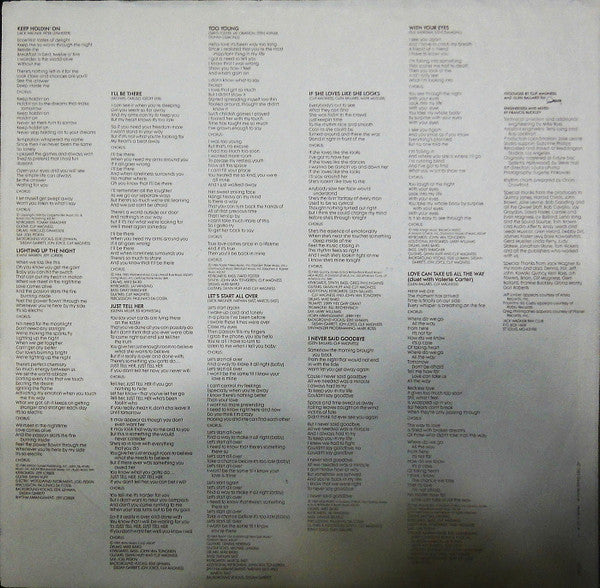 Jack Wagner : Lighting Up The Night (LP, Album, SRC)