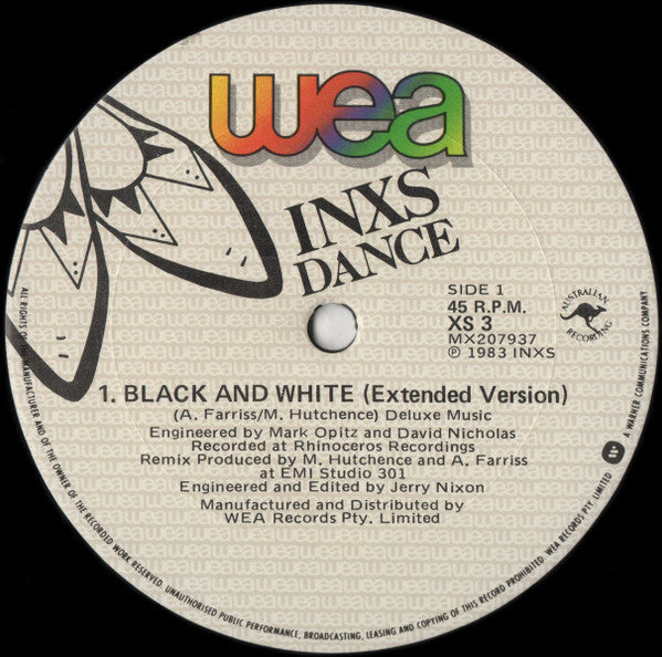 INXS : Dance (12")