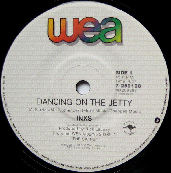 INXS : Dancing On The Jetty (7", Single)