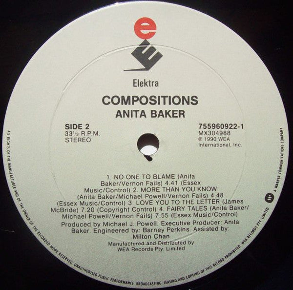 Anita Baker : Compositions (LP, Album)