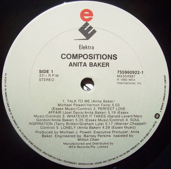 Anita Baker : Compositions (LP, Album)