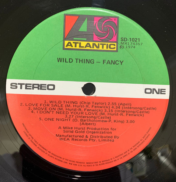 Fancy (3) : Wild Thing (LP, Album)