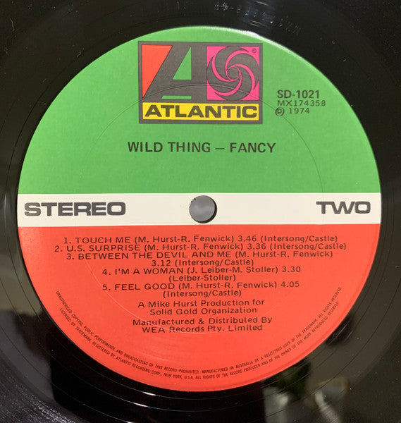 Fancy (3) : Wild Thing (LP, Album)