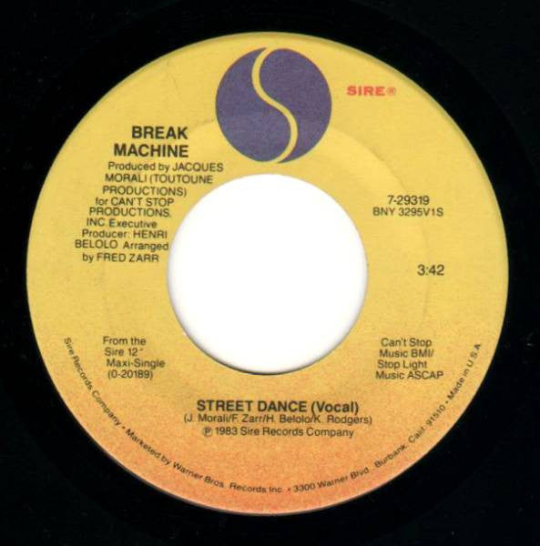 Break Machine : Street Dance (7&quot;)