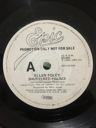 Ellen Foley : The Shuttered Palace (Sons Of Europe) (7&quot;, Single, Promo)