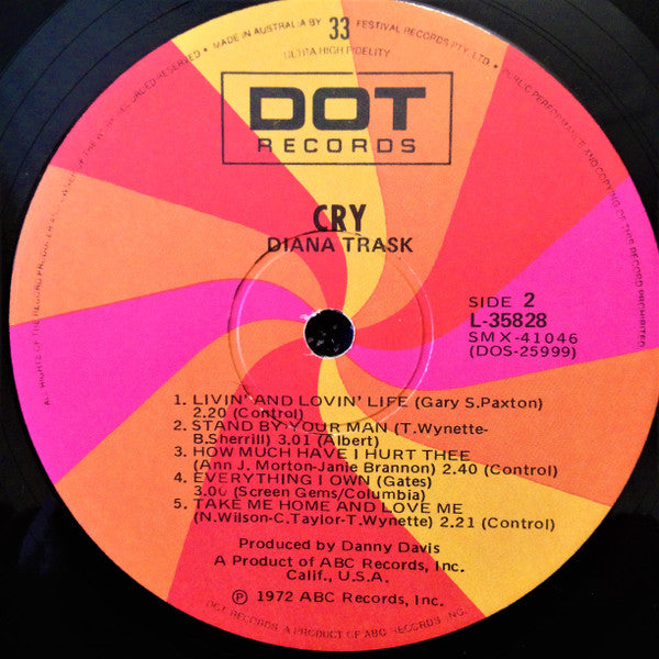 Diana Trask : Cry (LP, Album)