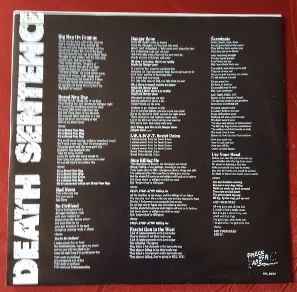 Death Sentence (3) : Stop Killing Me (LP)