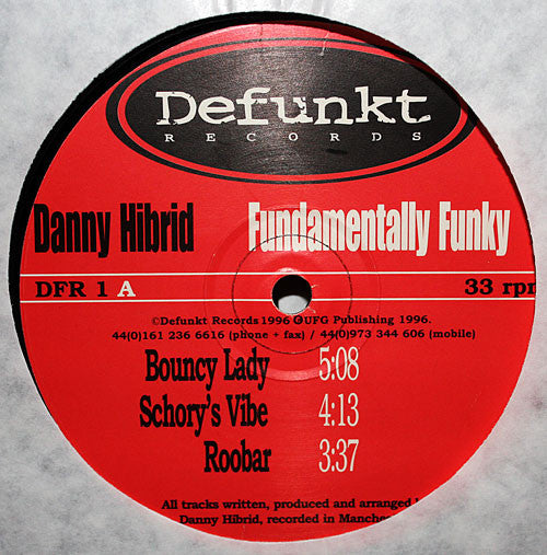 Danny Hibrid : Fundamentally Funky (LP, MiniAlbum, Ltd)