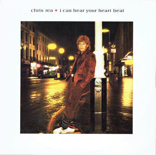 Chris Rea : I Can Hear Your Heartbeat (12", Single, Whi)