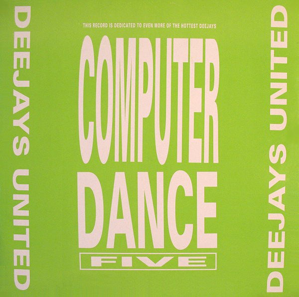 Deejays United : Computer Dance Five (12", Maxi)